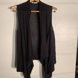 DKNYC black sweater vest. Size L/XL